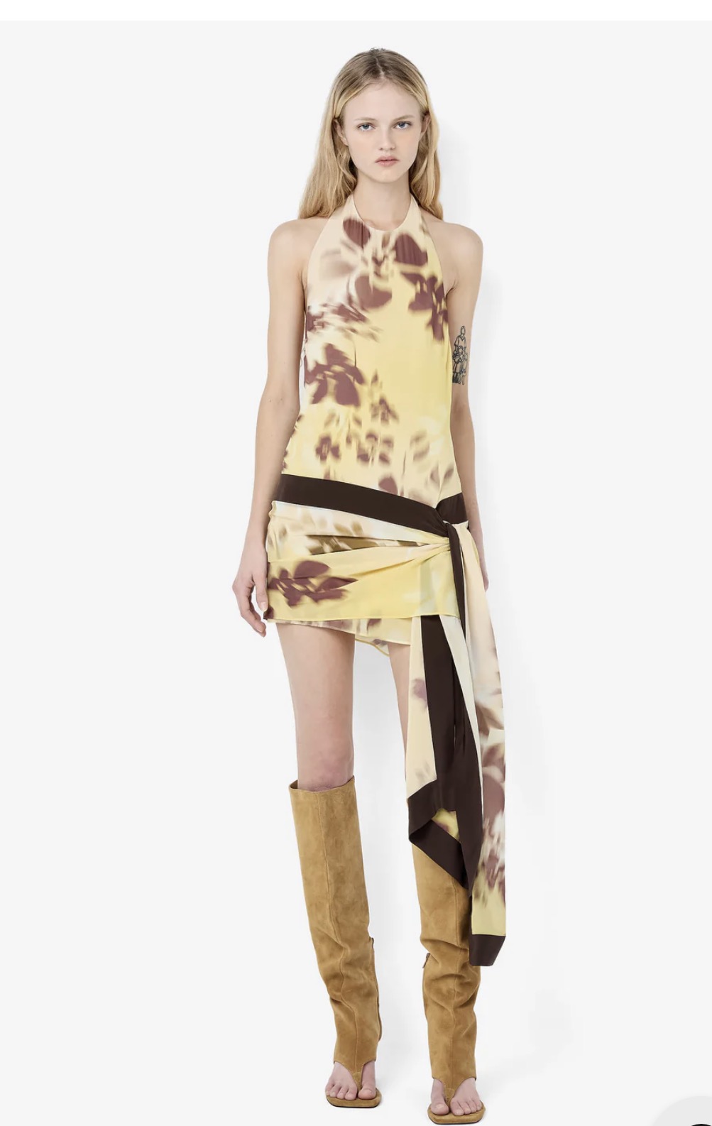 Bec and bridge Blaise halter mini dress