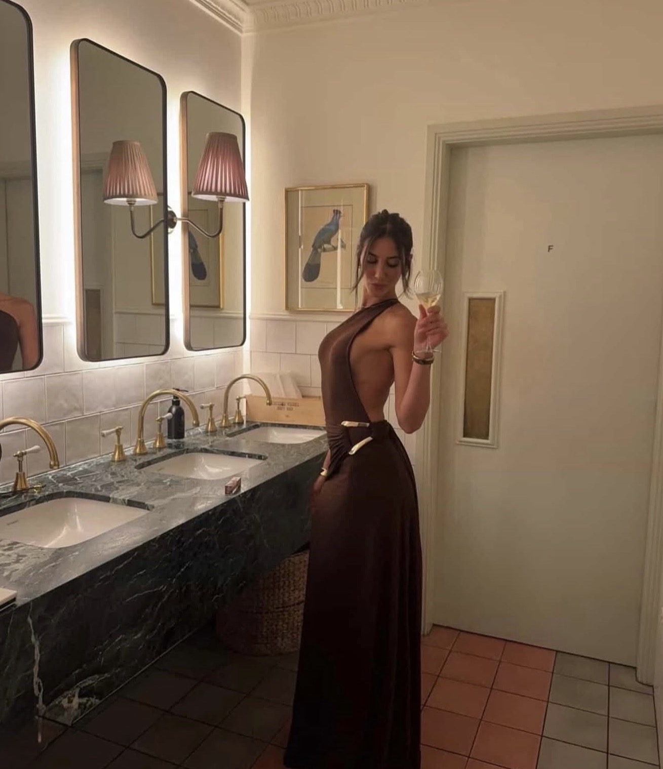 ANCE GRIA Gaia Gown in Brown 🤎 2