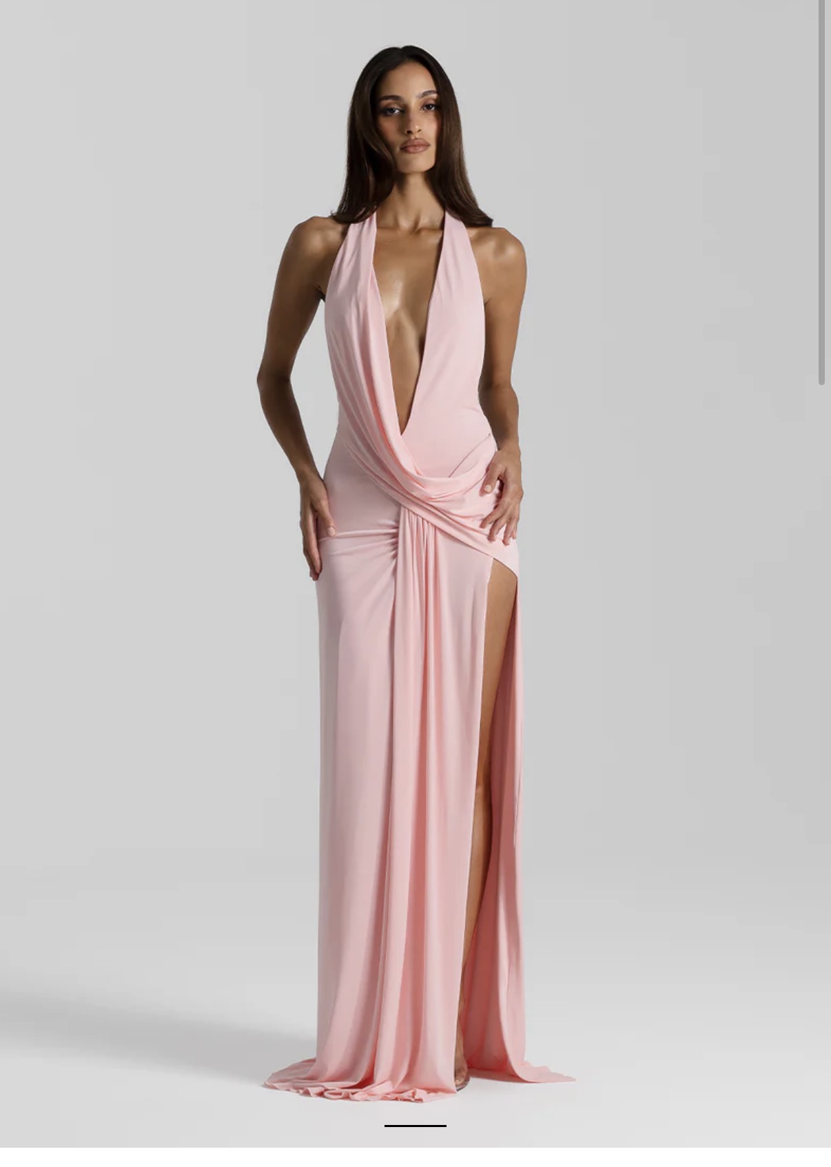 Winona gown in blossom pink