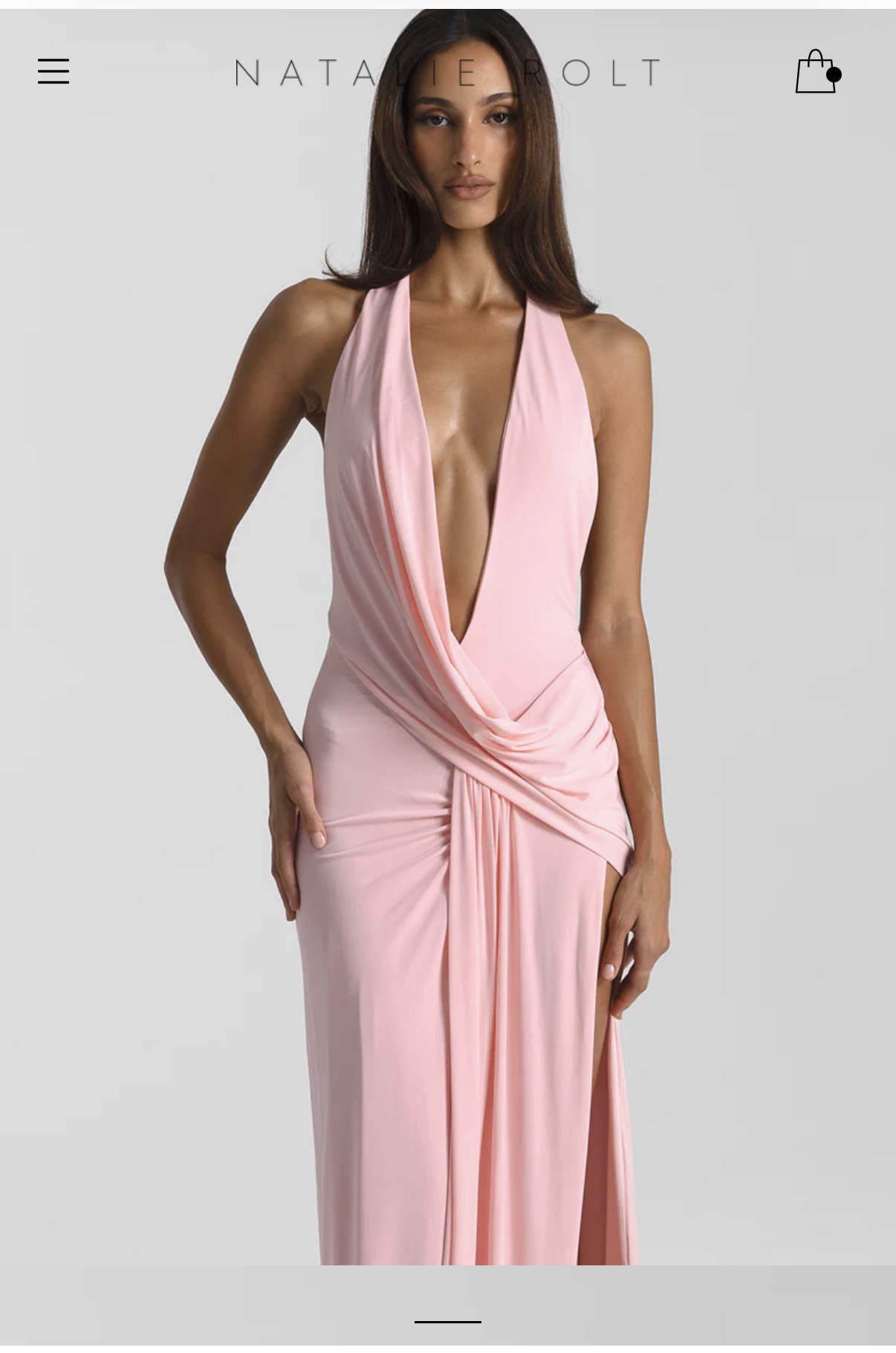 Winona gown in blossom pink 2