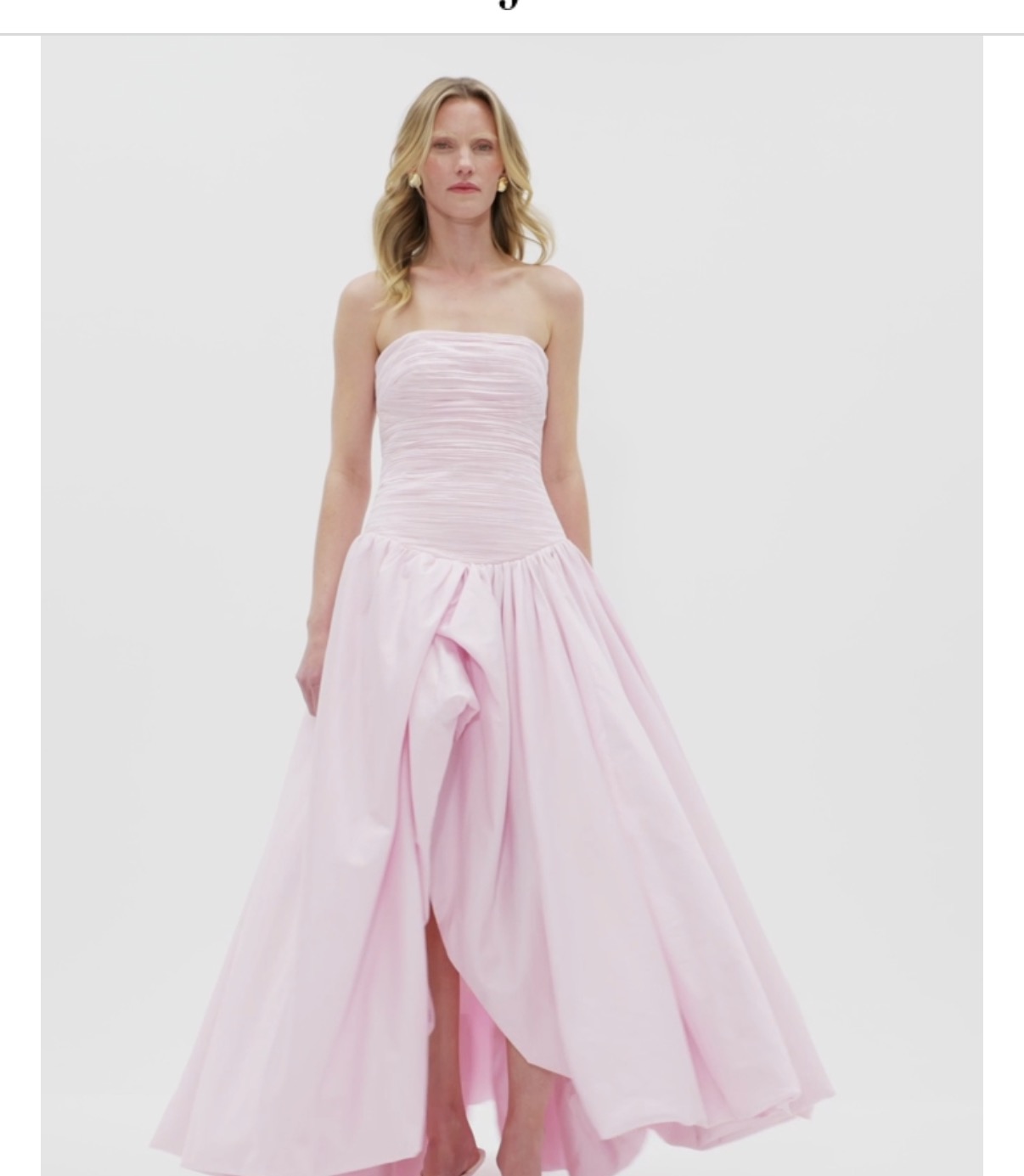 Aje Violette bubble hem maxi dress 4