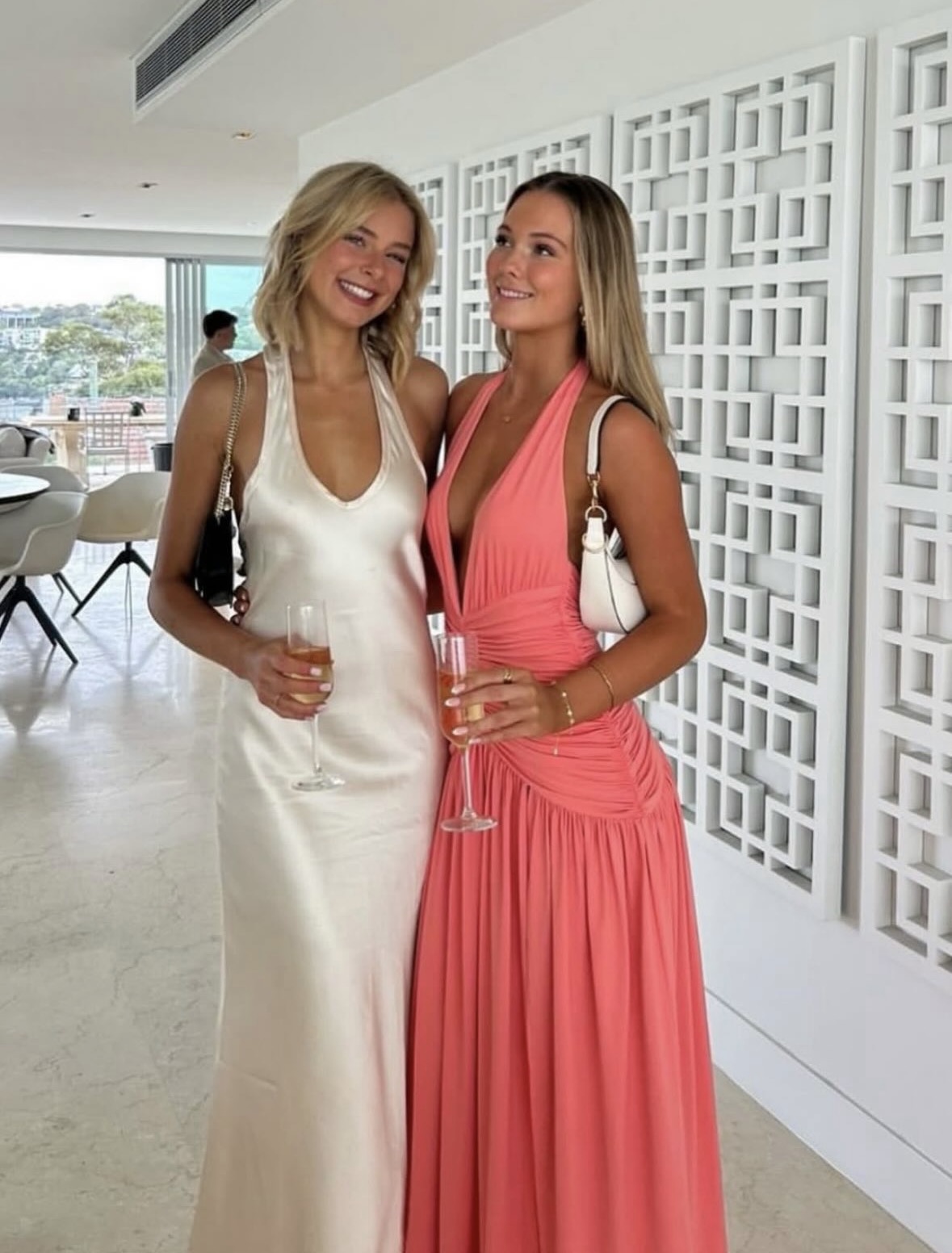 Melania Maxi Dress – Coral Pink 2