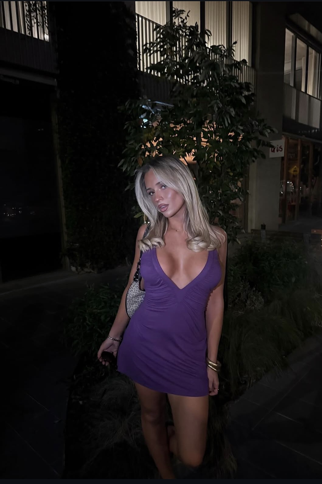 SOLAMUSA Angelina Mini dress - Uva