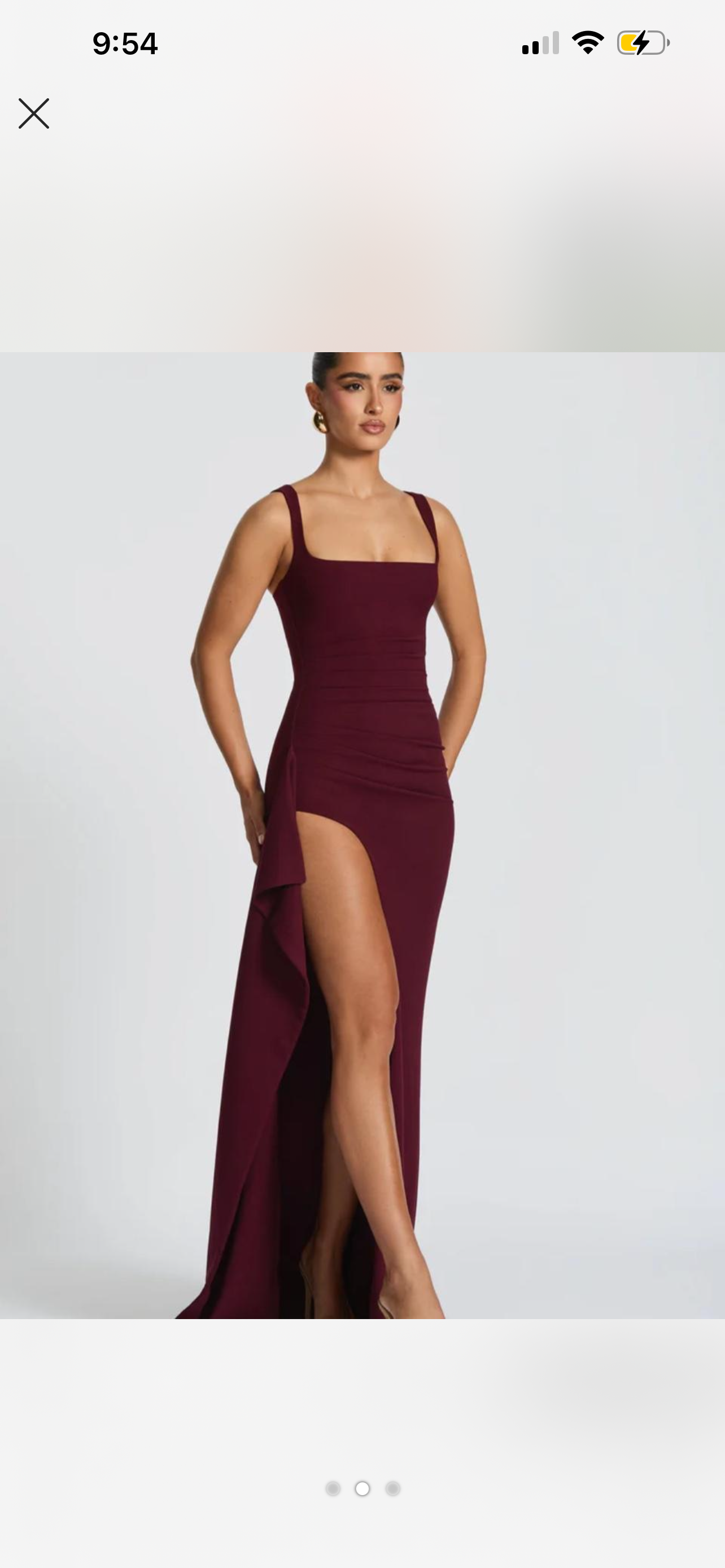 KATANA MAXI DRESS - CHERRY LACQUER 3