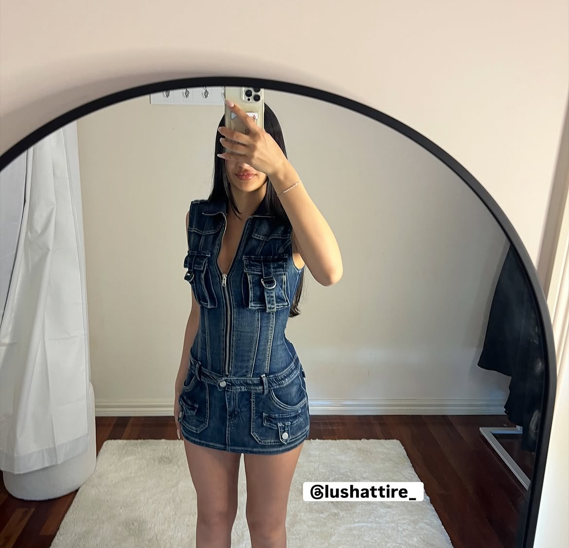 Inrama denim mini