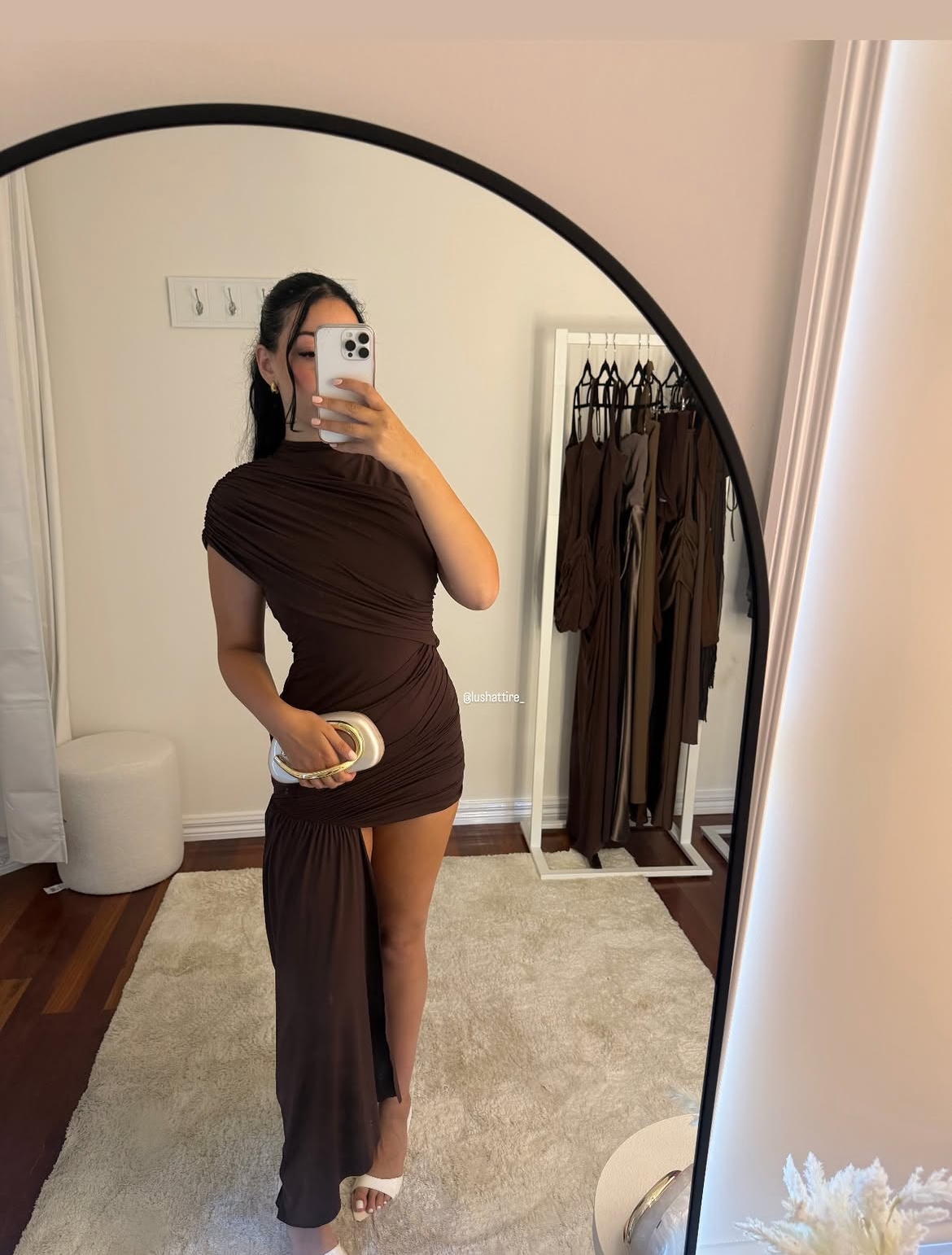 de la vali raveena dress 🤎🤎