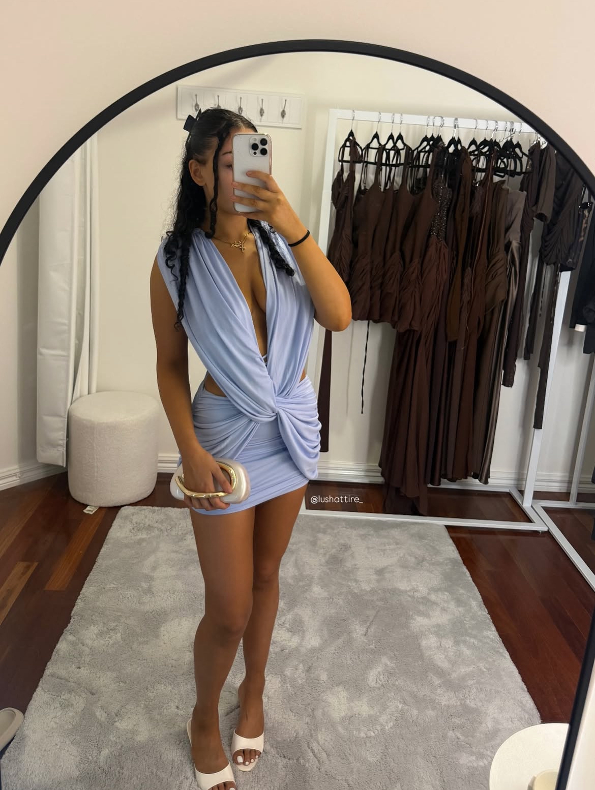 Vivvienne collection mini dress 🤌🏼🩵