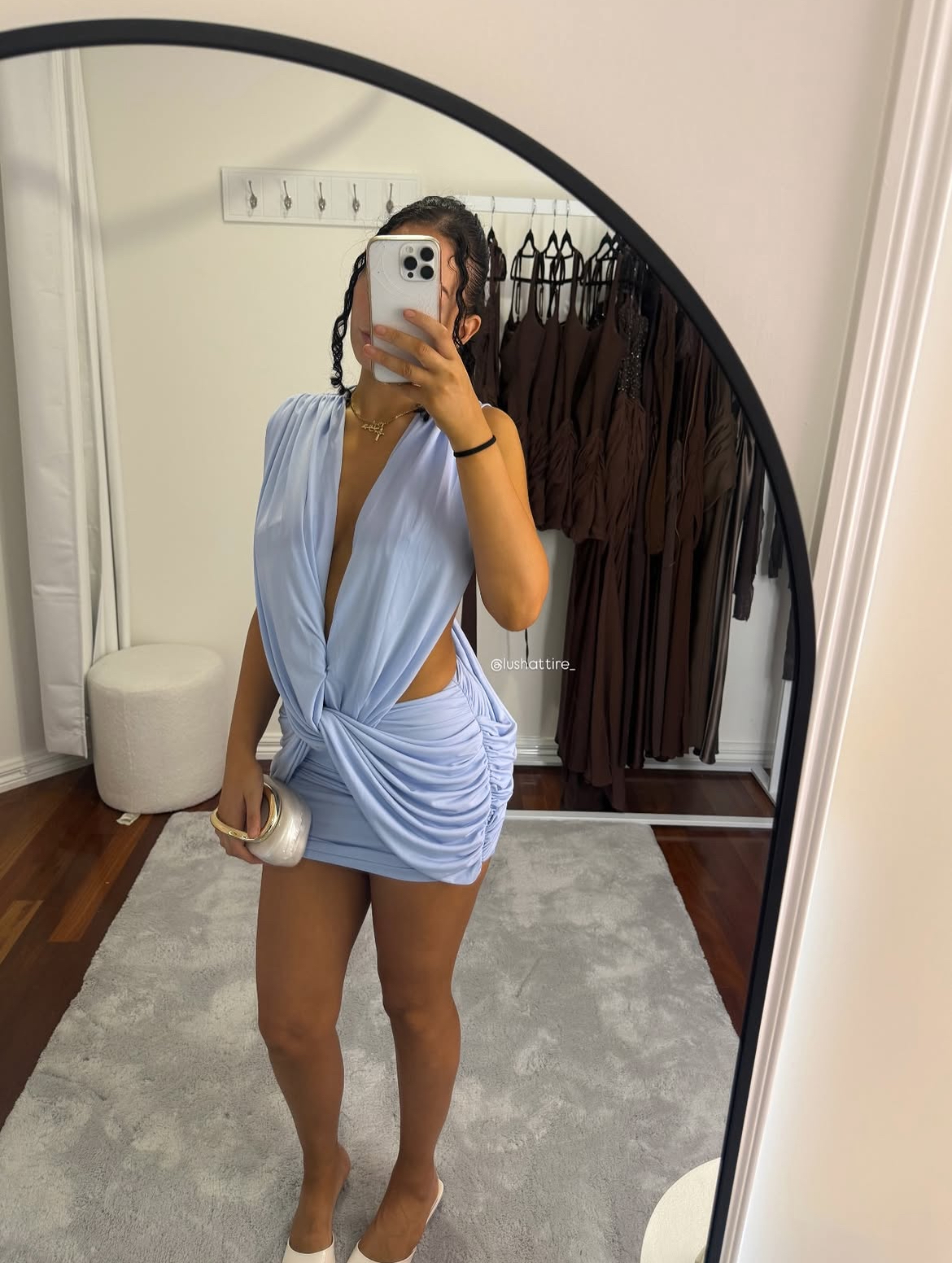 Vivvienne collection mini dress 🤌🏼🩵 4