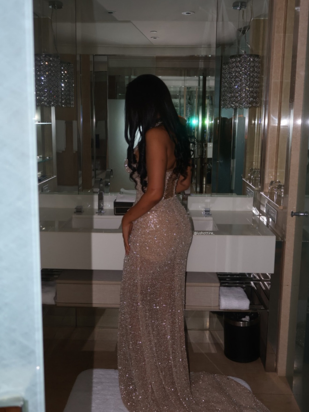 Albina dyla golden mirage gown ✨🤍 3