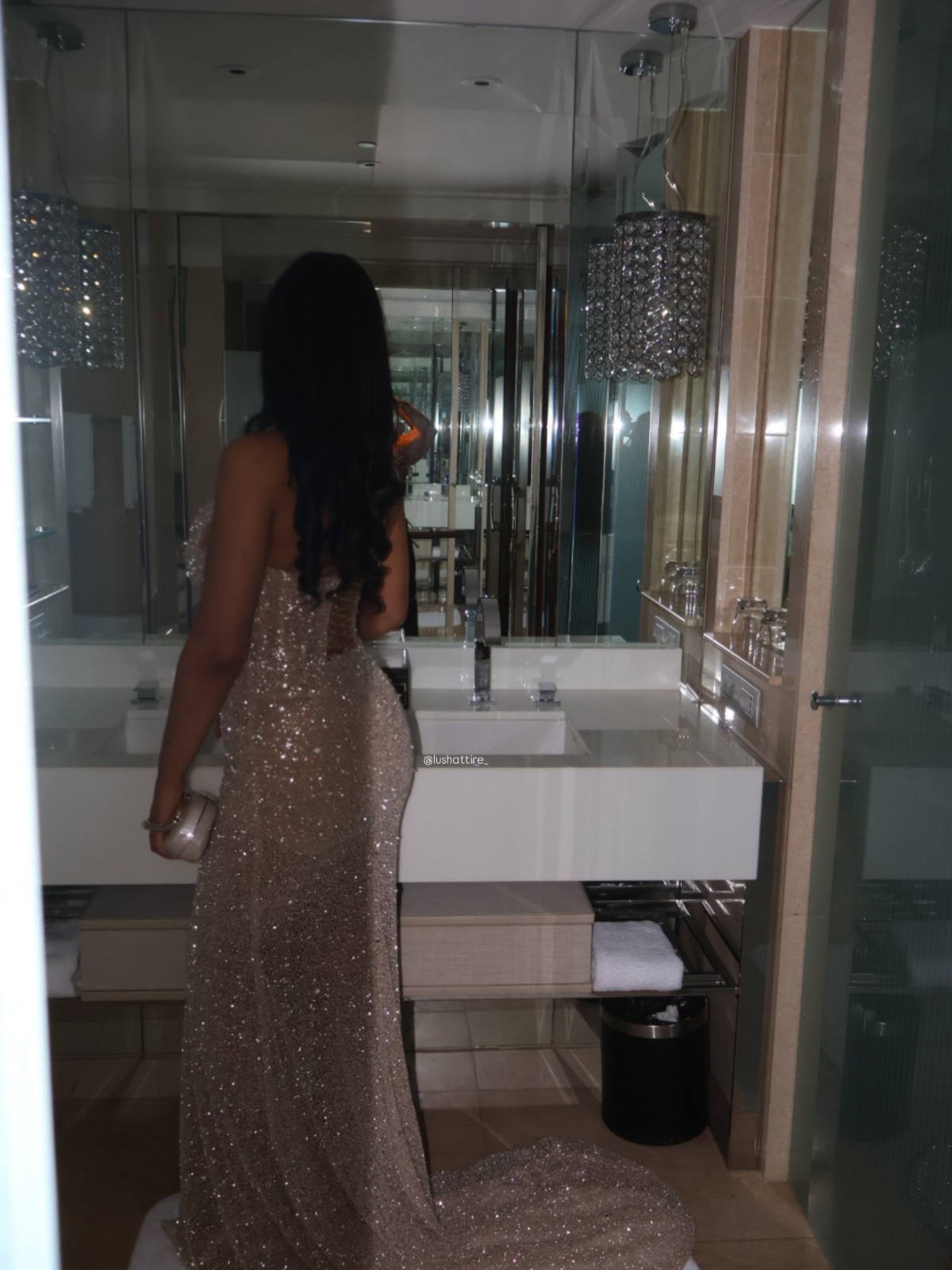 Albina dyla golden mirage gown ✨🤍 4