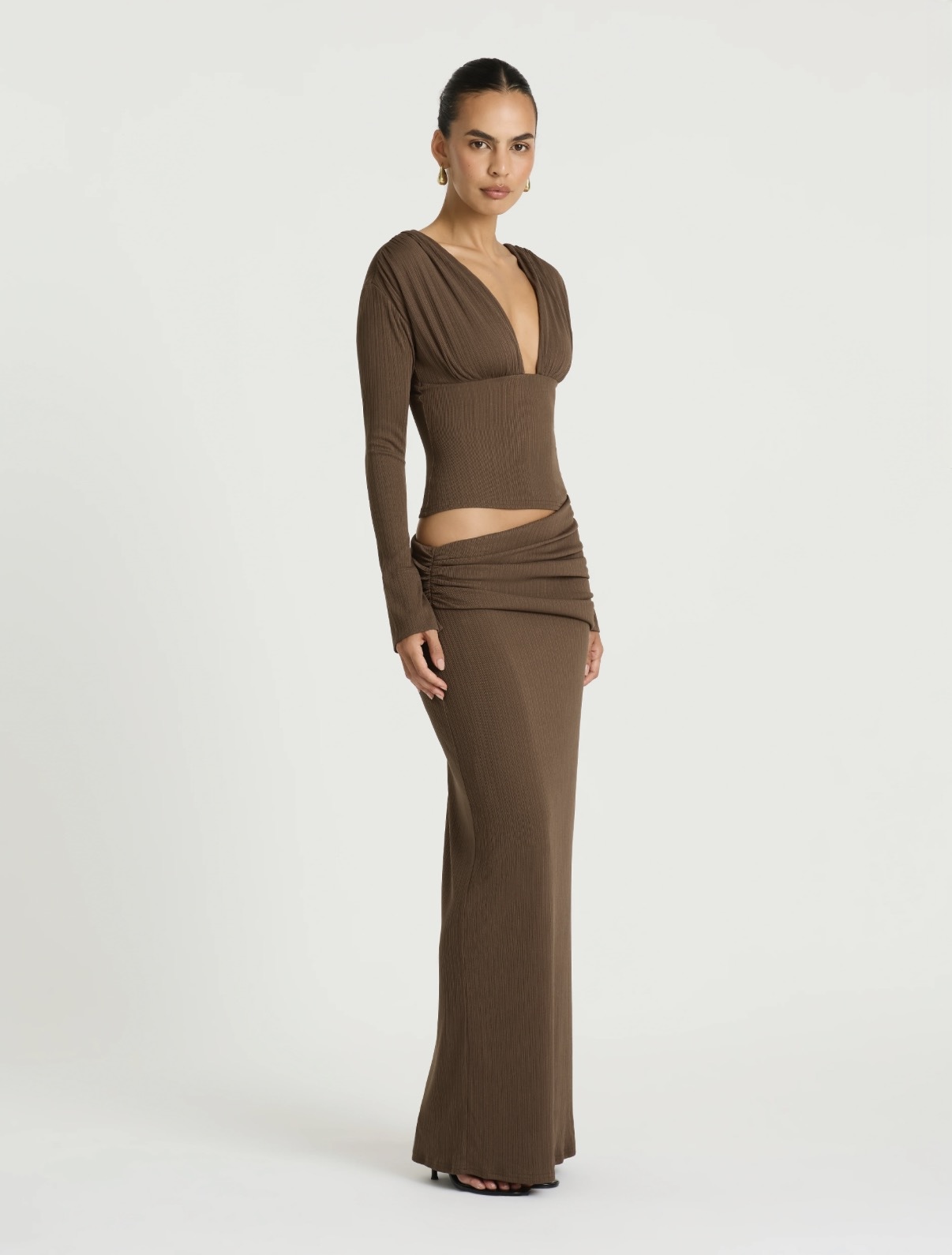 Agnes Maxi Dress - Chocolate 🤎 2