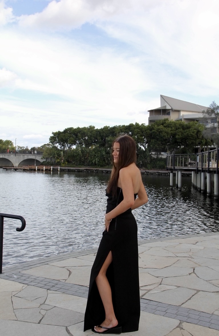 MISHA Blythe Bonded Gown 2