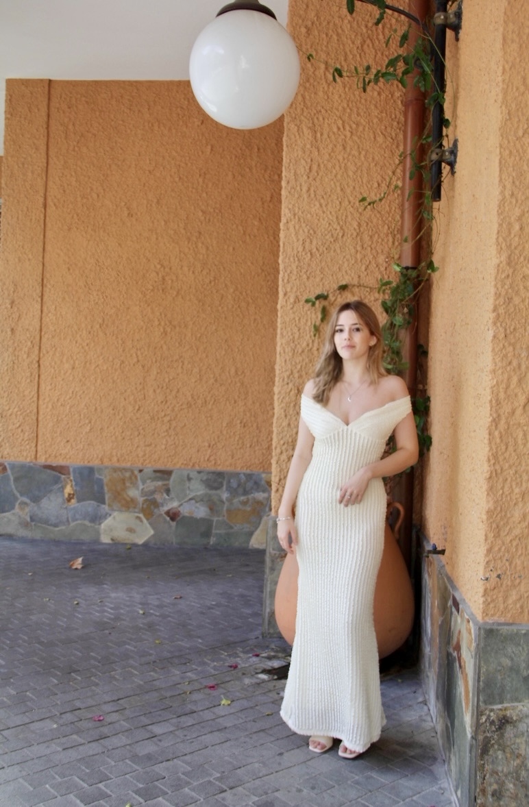 Peppermayo Off Shoulder Knit Maxi 3