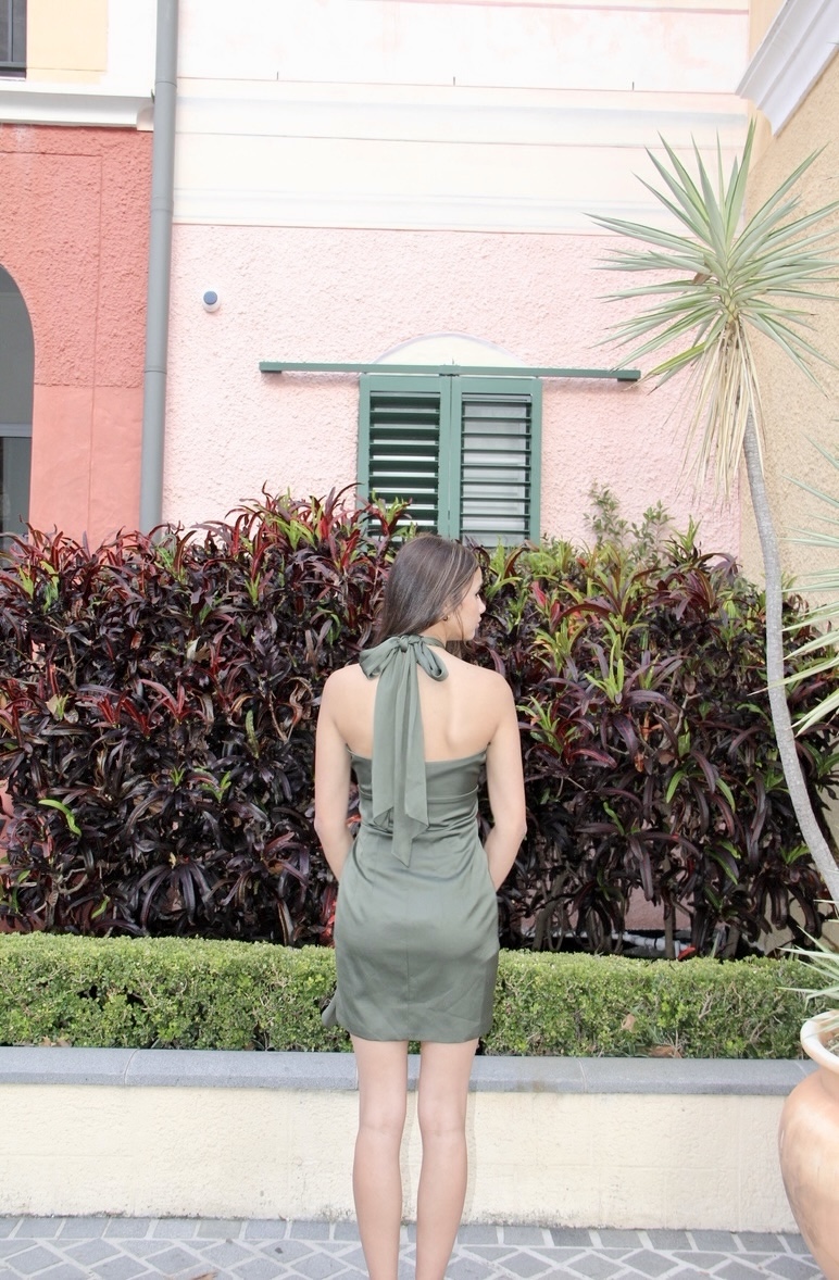 By Johnny Knotted Neck Mini Dress 3