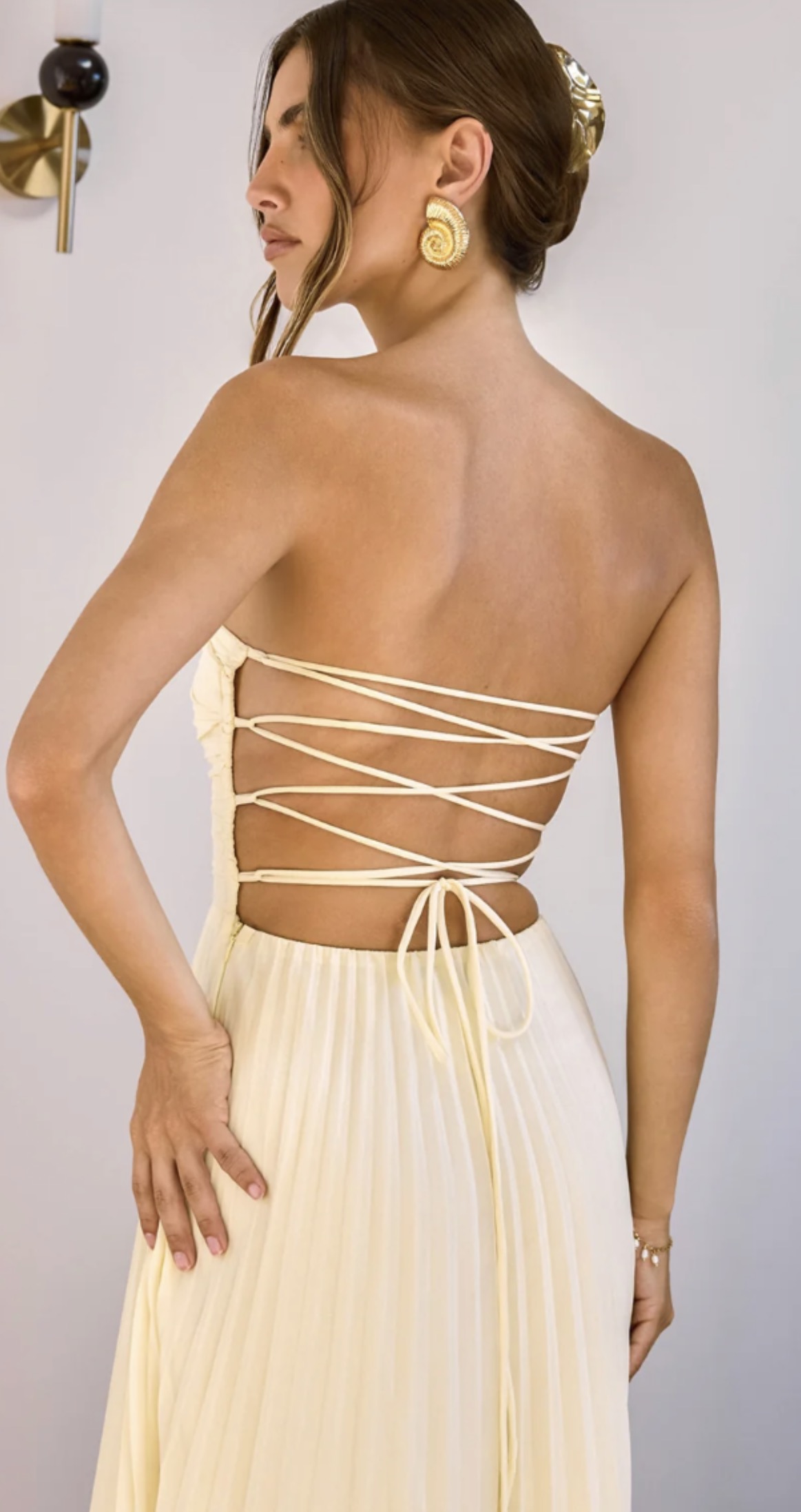 Rosewater roads strapless maxi dress 3