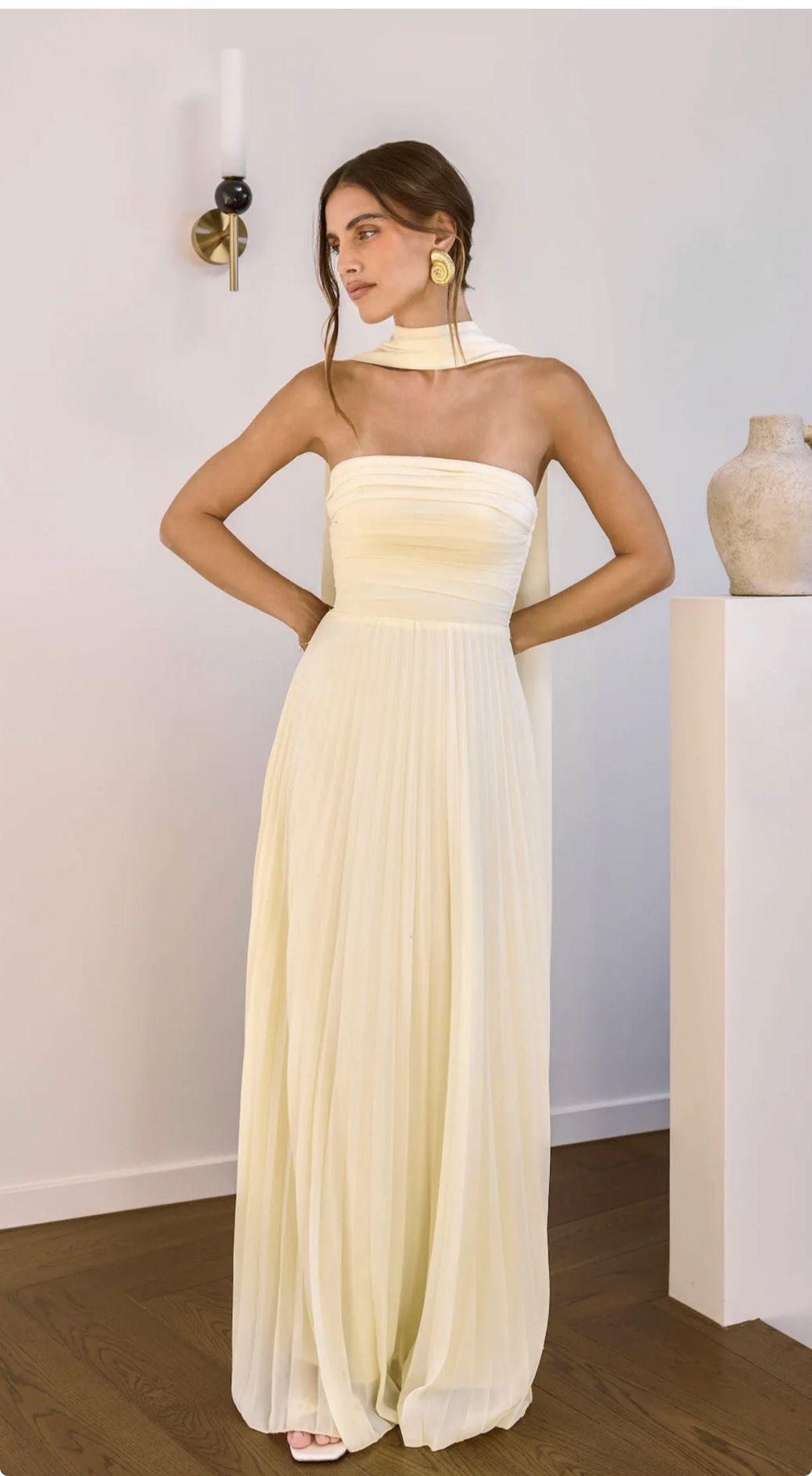 Rosewater roads strapless maxi dress 4
