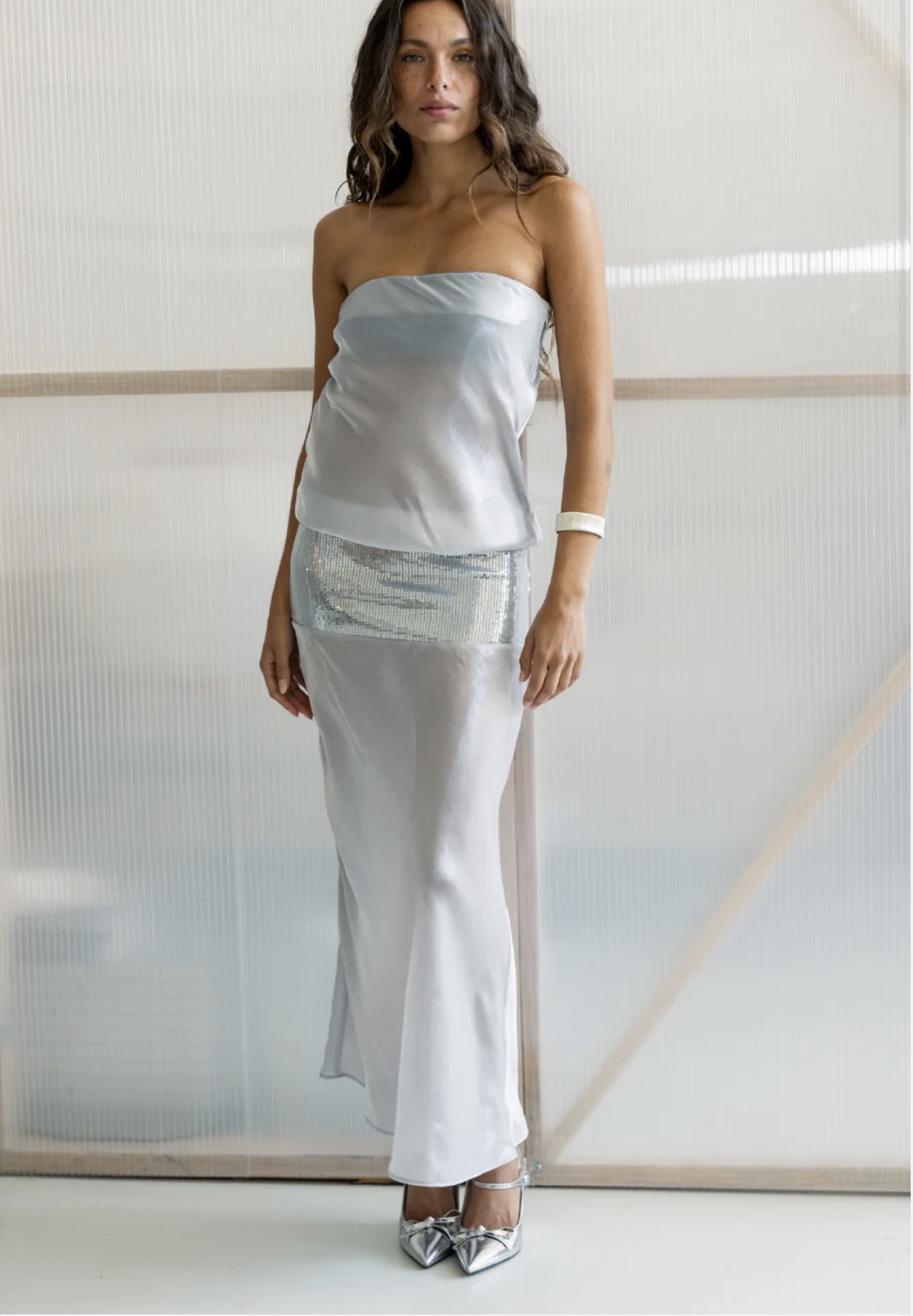 Melt maxi dress