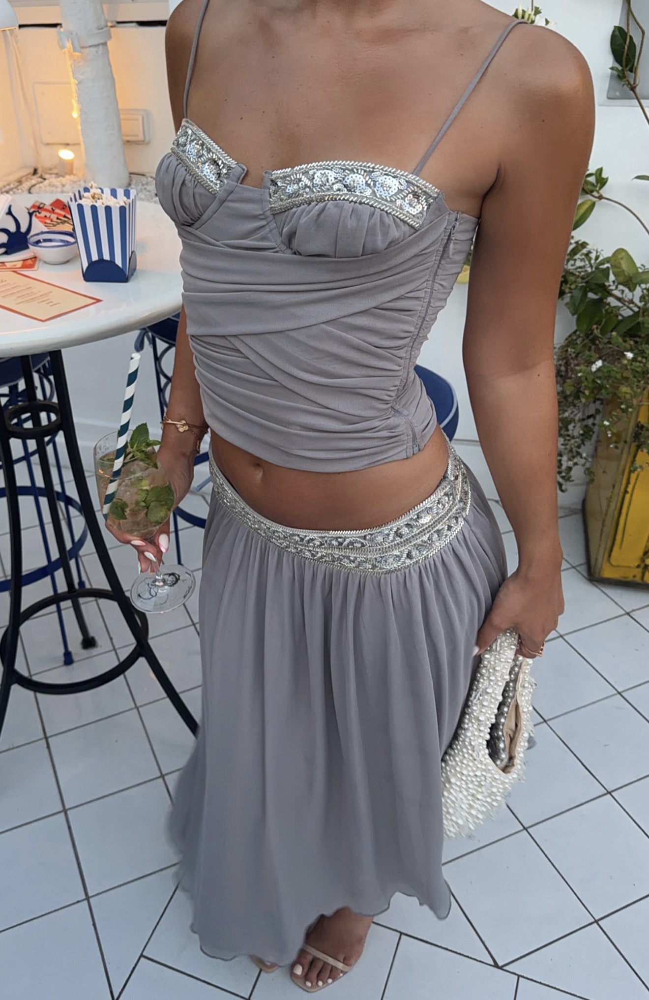 White Fox Angelina Bustier and Alegria Midi 4
