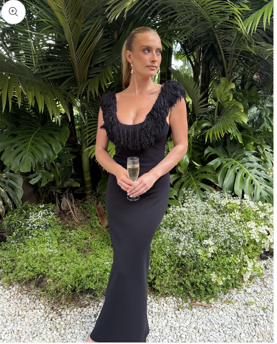 Marcelline Fringe Gown