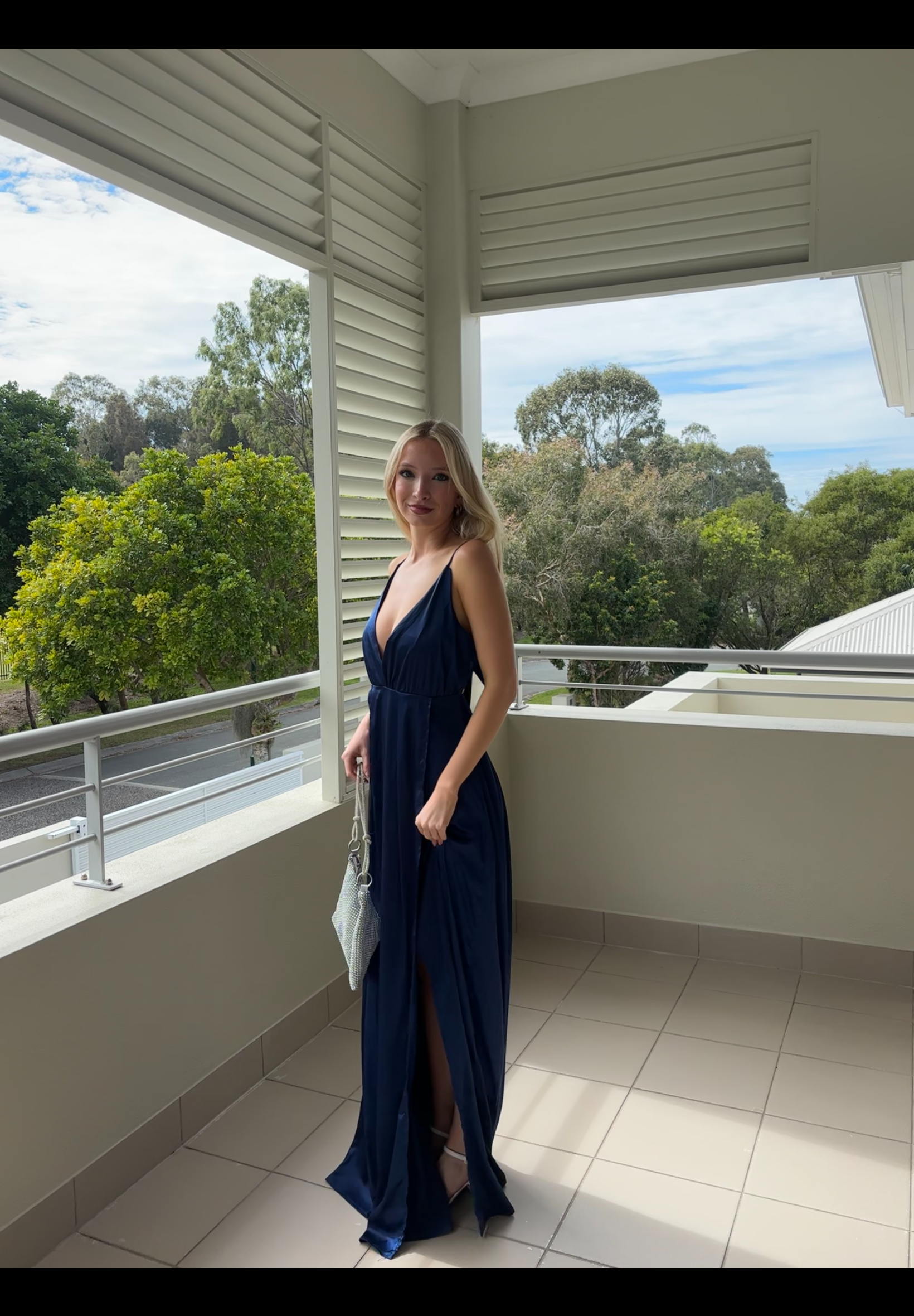 Navy vinted formal dress 2