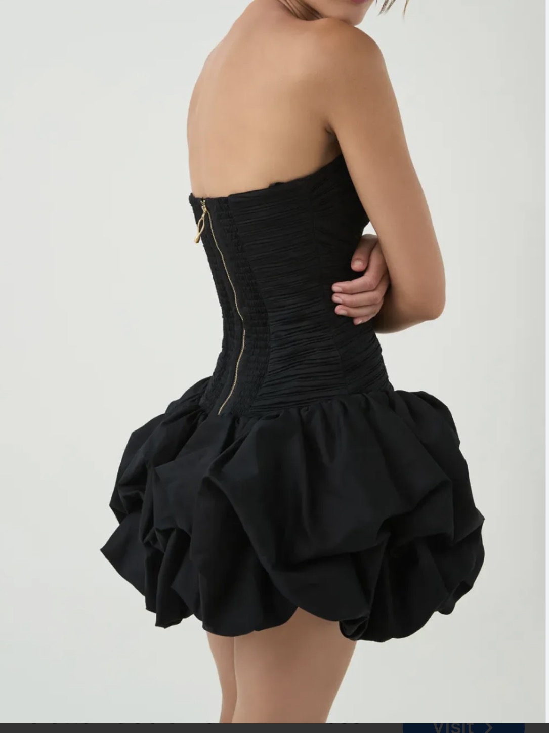 Violette bubble hem mini dress 2