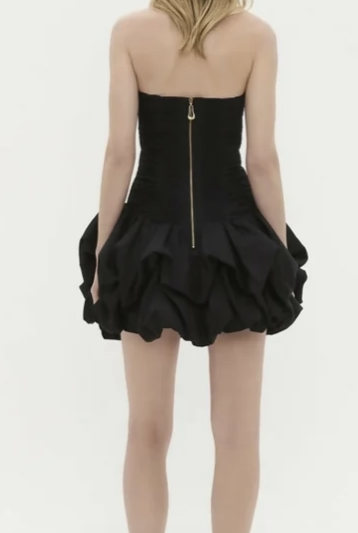 Violette bubble hem mini dress 3