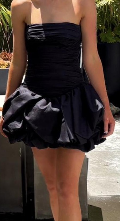 Violette bubble hem mini dress 4