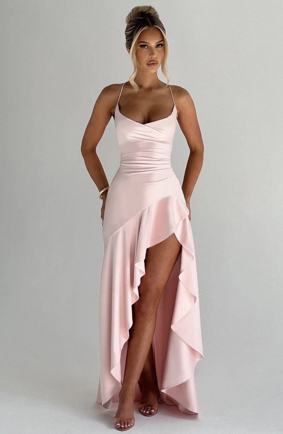 SAMIRA MAXI DRESS - BLUSH