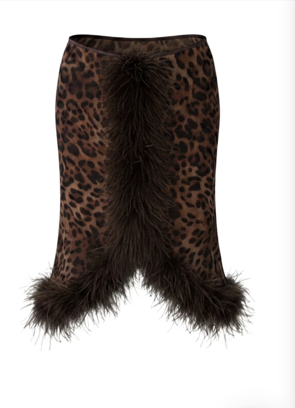Gigi leopard feather skirt and Emma top 4