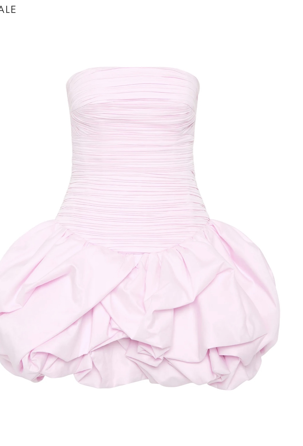 Violette bubble hem mini dress 3