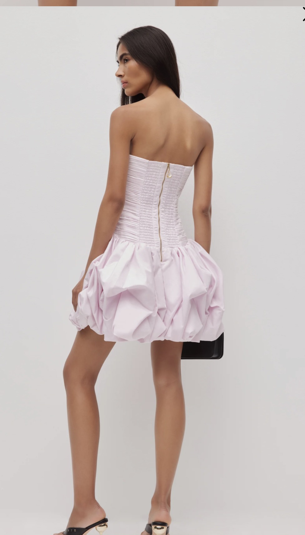 Violette bubble hem mini dress 4