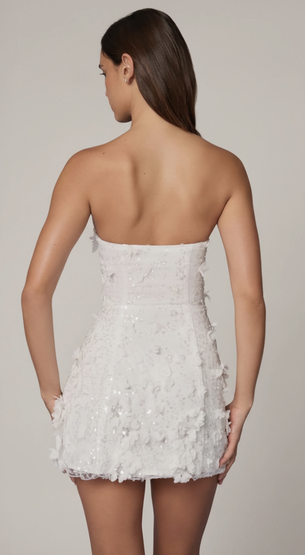 Embellished white mini oh Polly 2