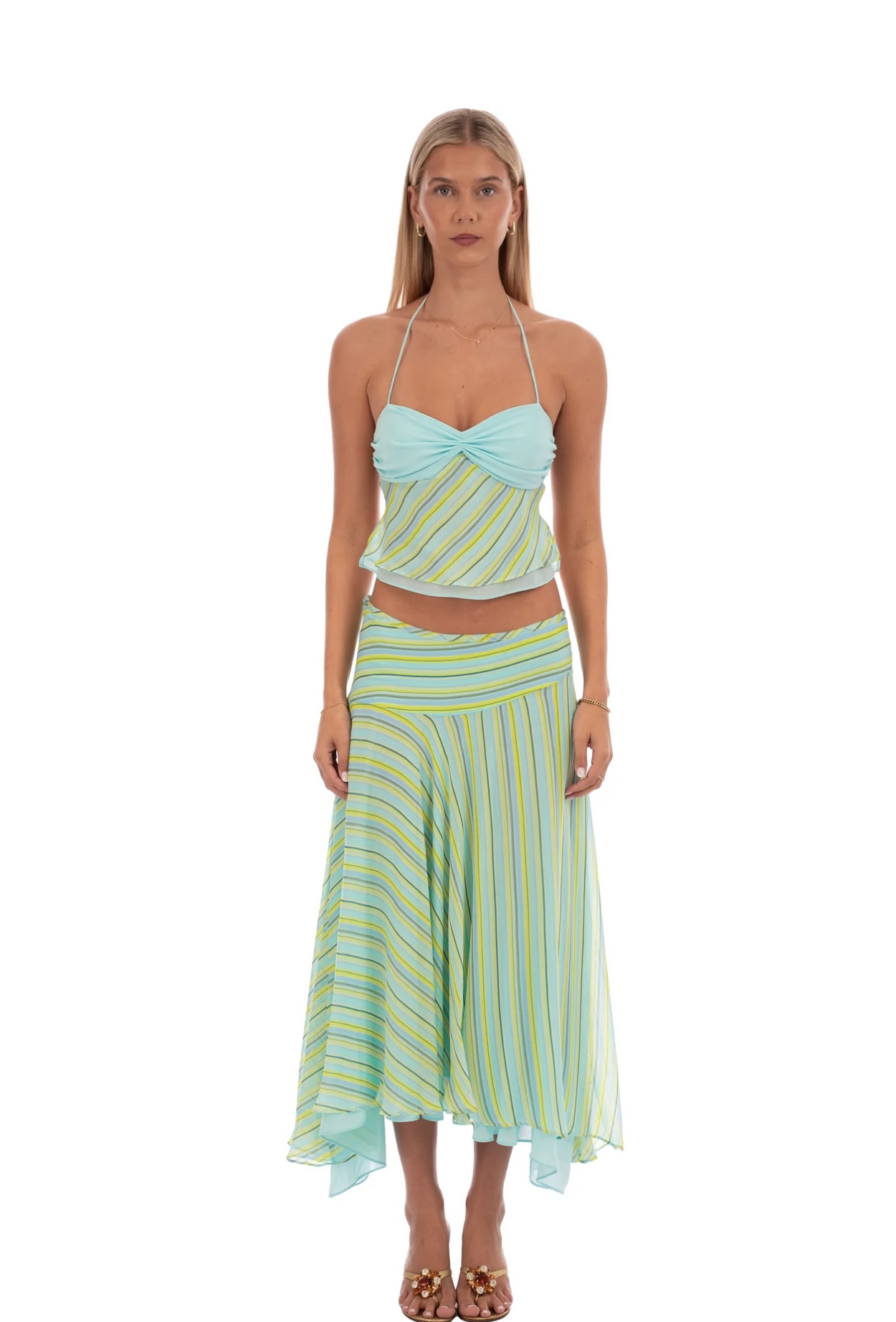 Heidi halter & skirt set