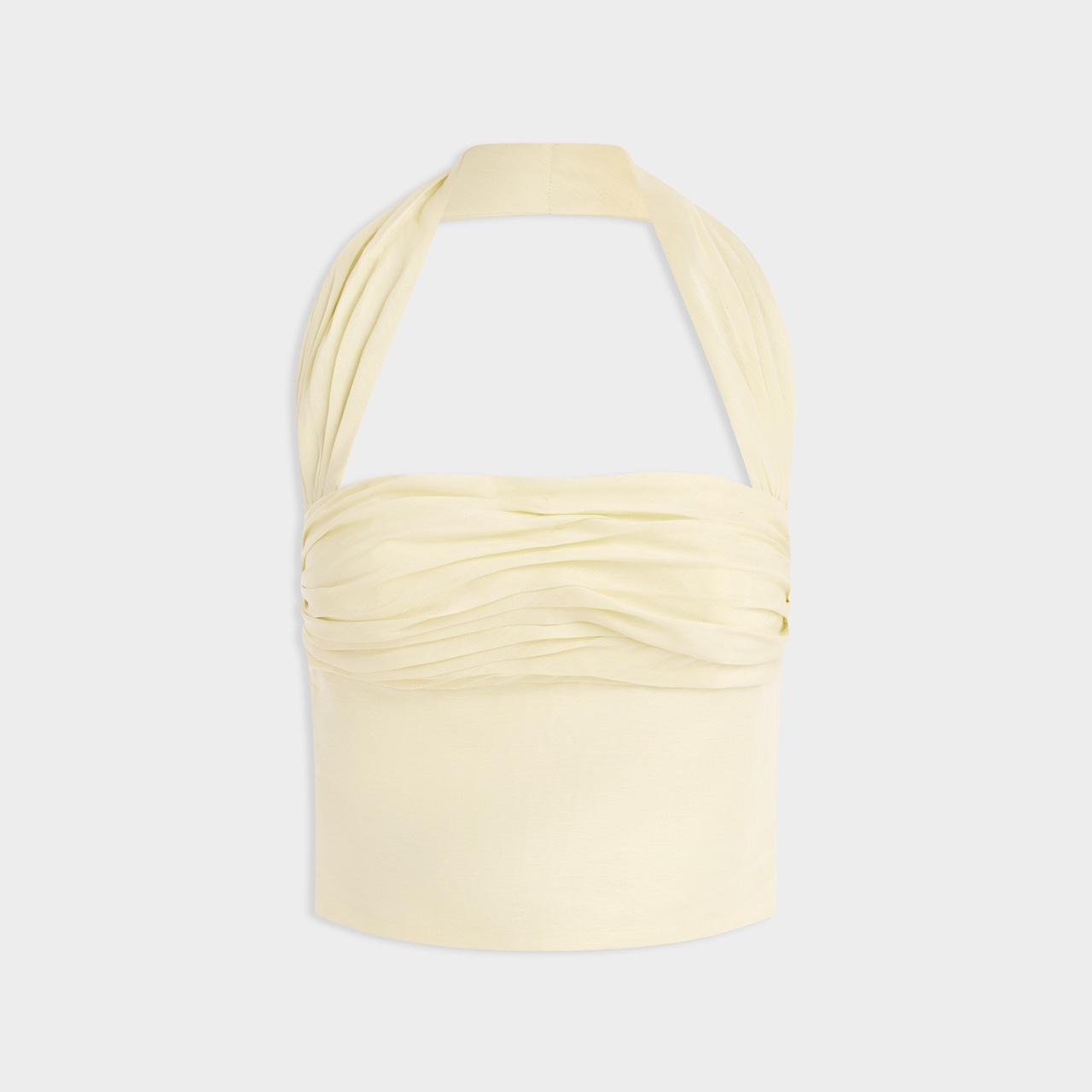 Venroy Silk Linen Halter Top 2