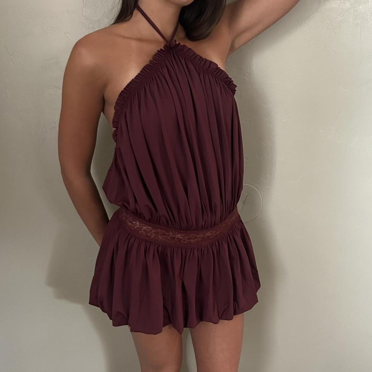Aida Bubble Backless Mini Dress 2