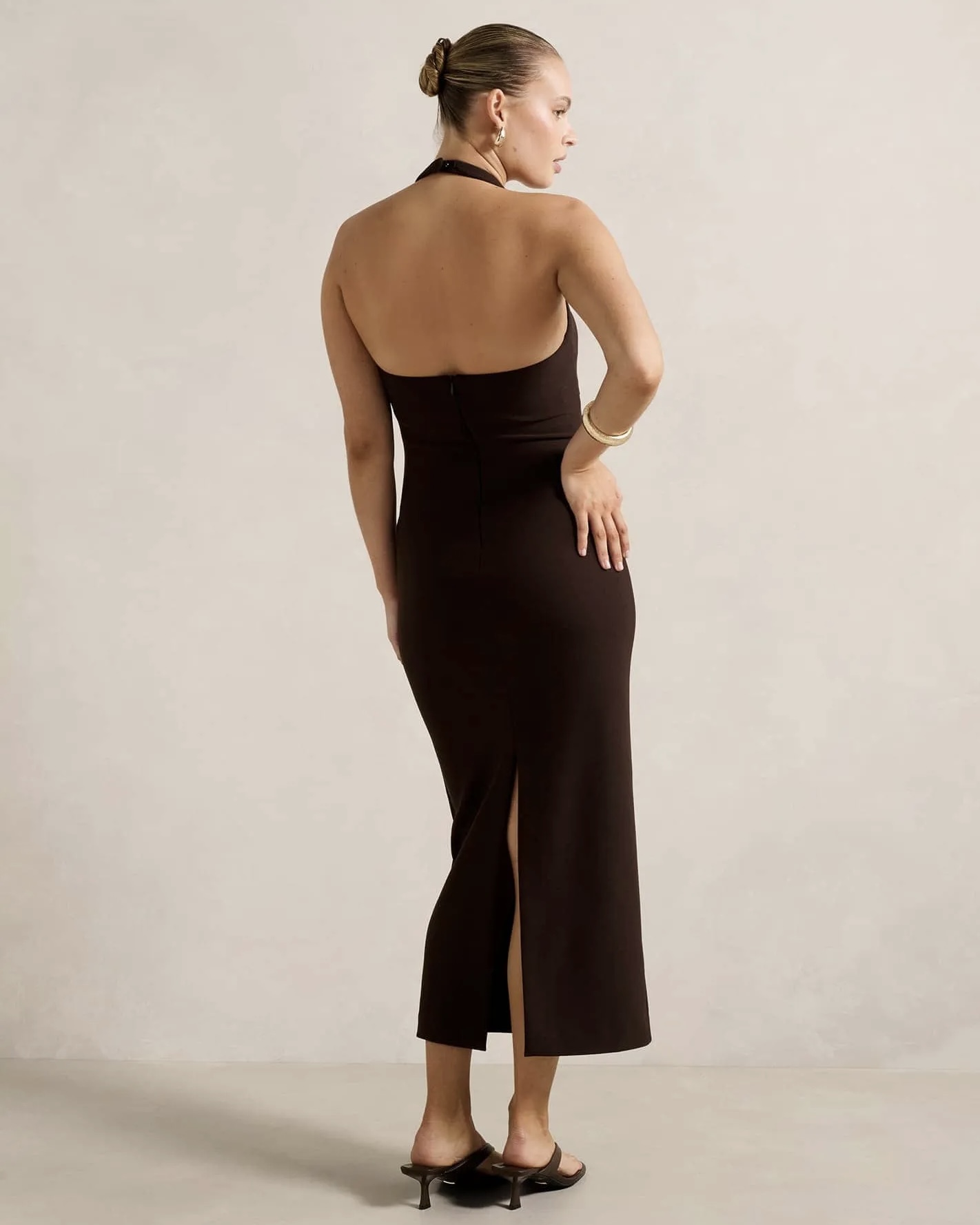 Forever New Georgie Halter Ruched Bodycon 2