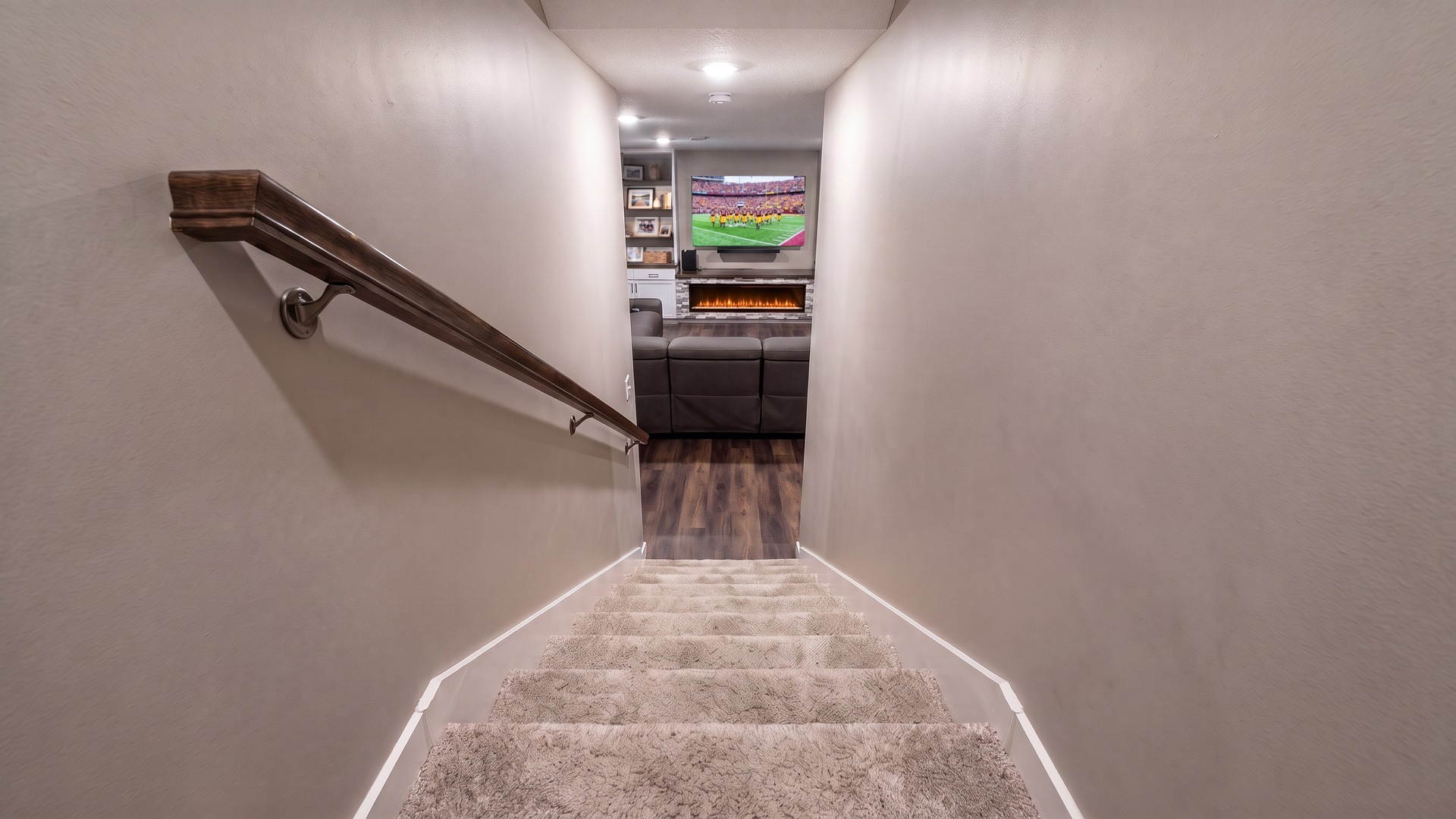 Finished basement by BuildFlow Basements