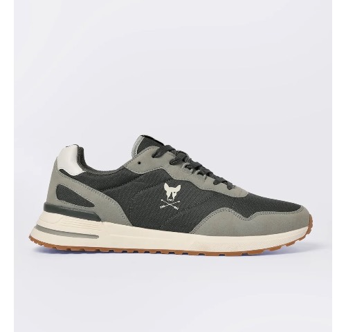 Sneaker jvz combinada en color gris