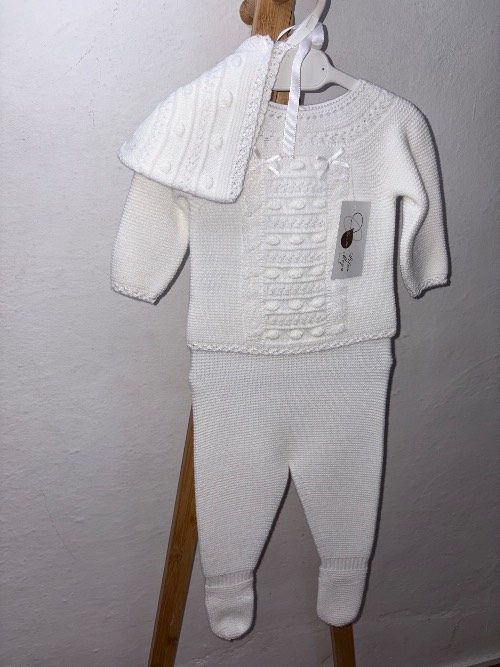 Conjunto 3 piezas lana talla 3 meses