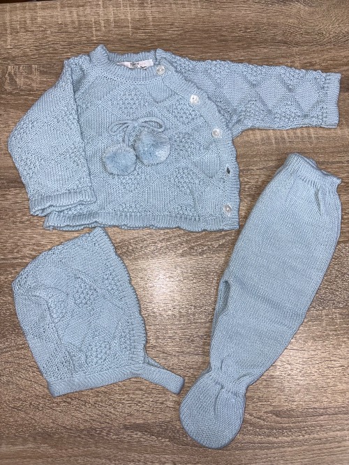 Conjunto 3 piezas talla 0 y 1 mes 