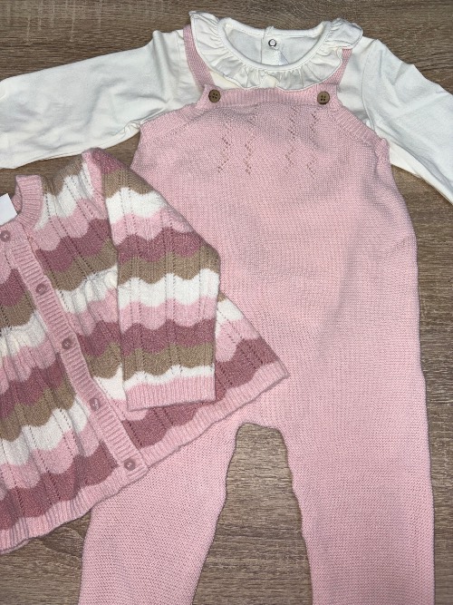 Conjunto mayoral 3 piezas talla 6-9,12 y 18 meses