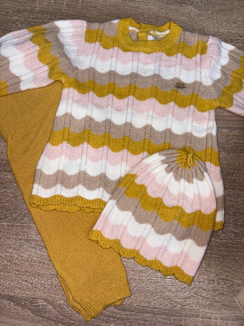 Conjunto mayoral 3 piezas talla 4-6,6-9 y 12 meses