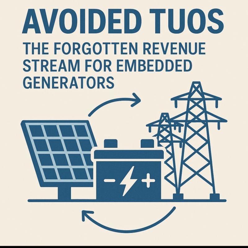 Avoided TUOS: The Forgotten Revenue Stream for Embedded Generators