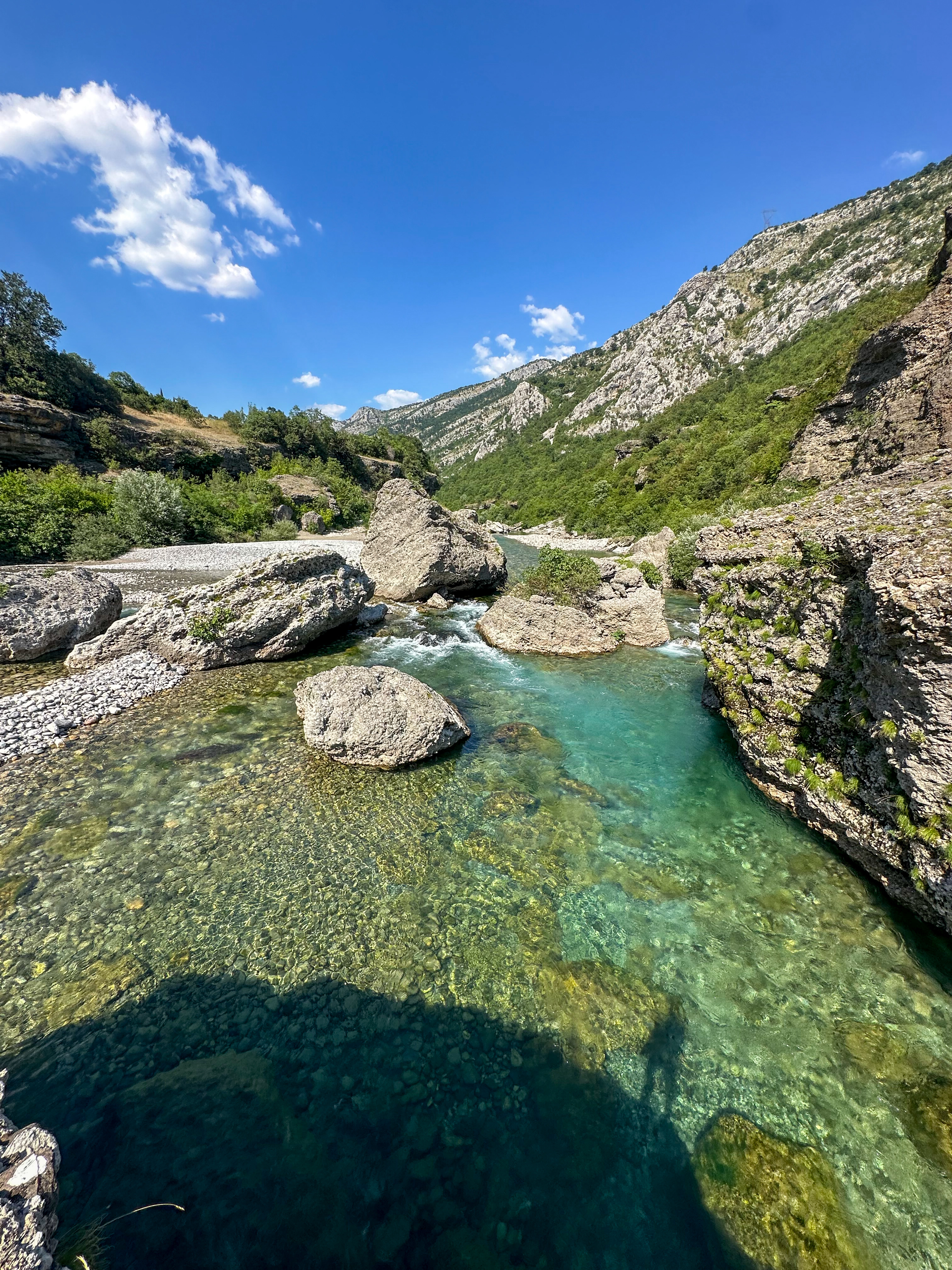 Natural bath spots in Montenegro