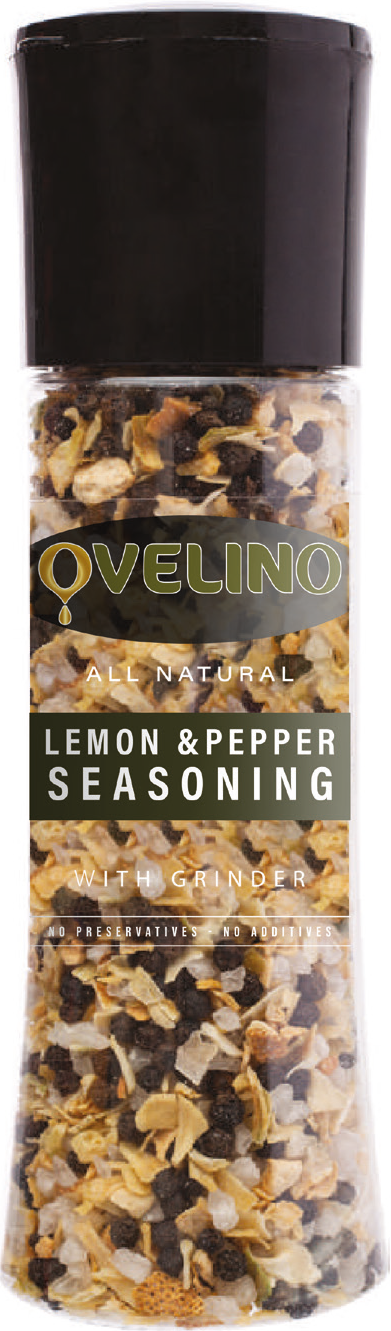 Ovelino Lemon & Pepper Seasoning,in 7.76 oz / 220 Gr.