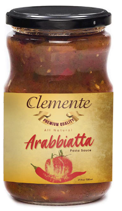 Clemente Arabbiatta Premium Pasta Sauce,in 17 fl oz / 500