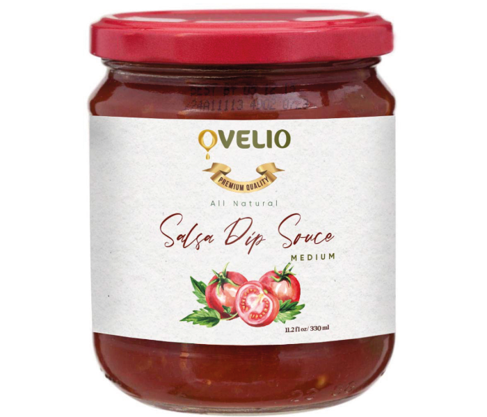 Ovelio Premium Salsa Dip Sauce Medium,in 10.2 fl oz / 300