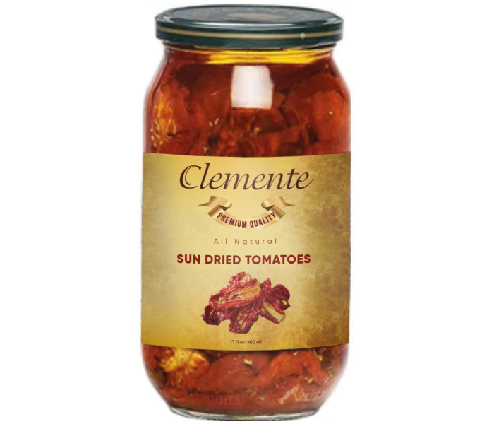 Clemente Sun Dried Tomatoes in Olive Oil,in 17 fl oz /500 Ml.