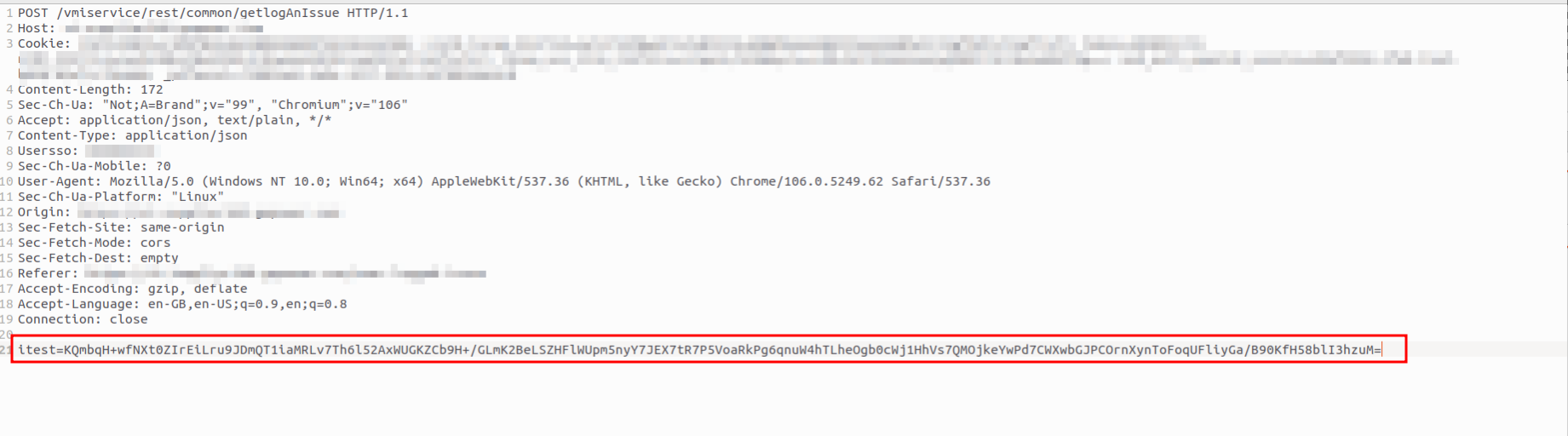 SQL injection attack