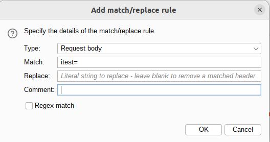 Request format for SQLmap 